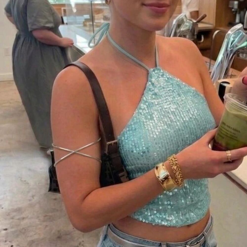 Silver arm cuff